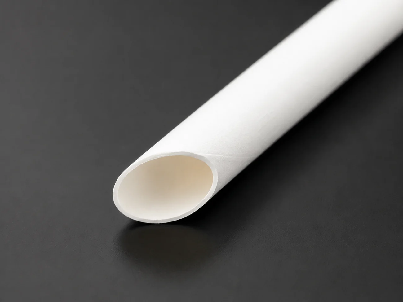 ACPP compostable boba straw showing a 12 mm diameter